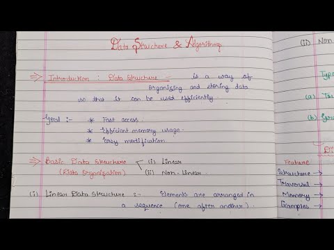 DSA Lec 1 || Introduction ~ Data Structure & Algorithms | Liner & Non Linear DS | Basic Terminology