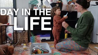 Day in the Life Off Grid Mom with Two Babies | Cleaning, Toy Rotation, Get Ready with Me!