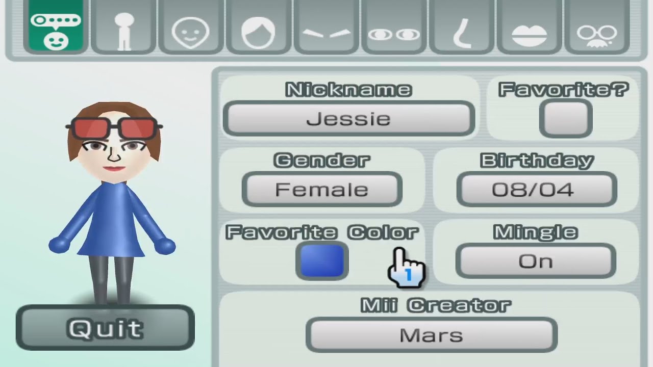 Jessie - Final Fantasy - Mii 3541 - YouTube