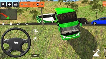Euro Bus Driving Game Public Transportation 2024 -  Indonesia Bus Simulator Android Gameplay #1396