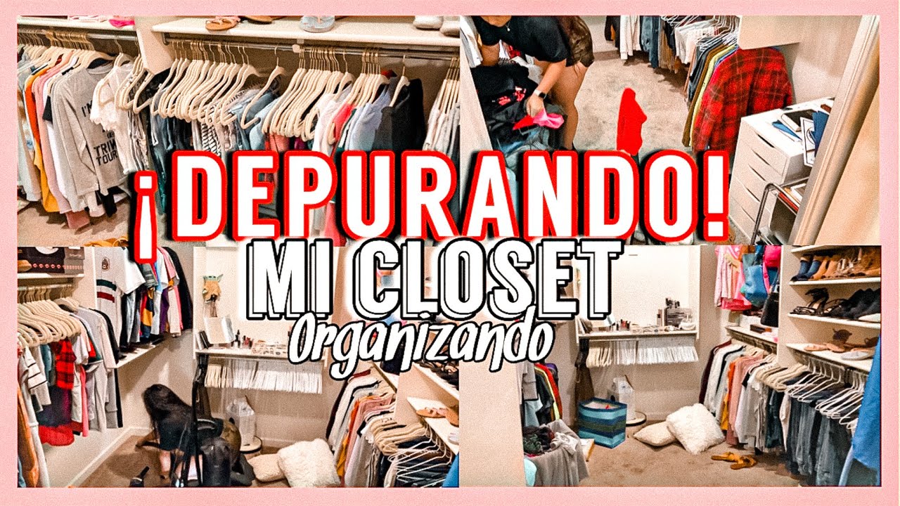 NEW* DEPURANDO MI CLOSET | KONMARI METHOD organization | Huge closet DECLUTTER