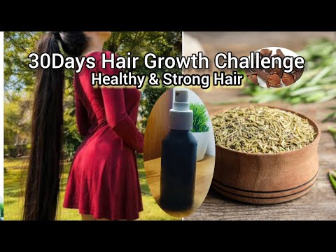 30 Days Hair Growth Challenge | Healthy & Strong Hair Naturally @smbeautylandstudio2305 
