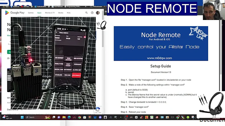 NODE REMOTE - SET UP , ALLSTAR NODE CONTROL