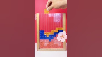 ASMR Fun Tetris Stacking | Colorful Blocks & Happy Vibes