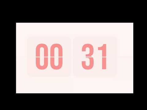 1 Minute Timer Countdown ⏱️ | No Music | Flip book