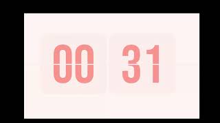 1 Minute Timer Countdown ⏱️ | No Music | Flip book