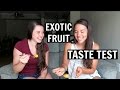 Exotic Fruit TASTE TEST || Egg Fruit, Mamey Sapote, Soursop, and more!