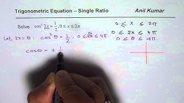 Trigonometric Equation Solution with Double Angle Domain Consideration
