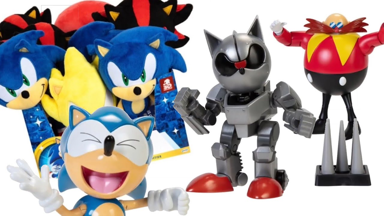 NEW JAKKS PACIFIC SONIC 30TH ANNIVERSARY PLUSHIES & FIGURES!