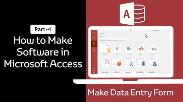 How to Make Software in Microsoft Access Part 04 | Data Entry Form