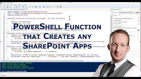 080 PowerShell Function that Creates Any SharePoint Apps - PowerShell with SharePoint from Scratch
