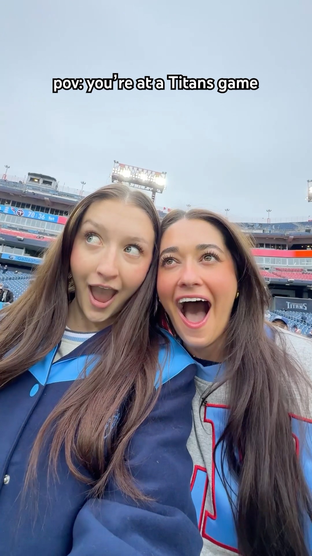 POV: you’re at a Titans game @JennicaandAnnica