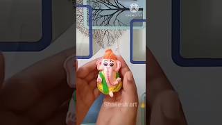 DIY clay cute Ganesh ji murti shorts youtubeshorts trending art viral shortsfeed ganesh