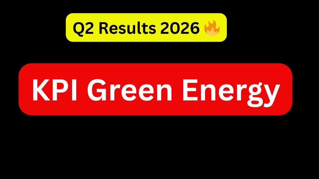 KPI Green Energy Q2 Results 2026 🔥 | KPI Green Energy Analysis | KPI Green Energy News