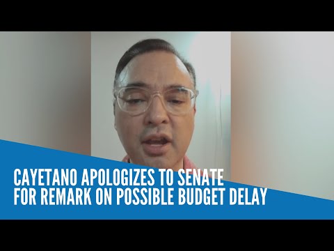 Cayetano apologizes to Senate for remark on possible budget delay