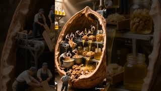 sustainablemanufacturing #biofabricate #ecofab Inside a Walnut Factory Tiny Workers Making Real Oil