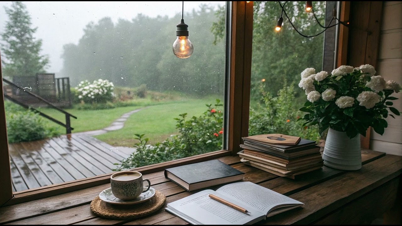 [Play List]비 오는 날의 창가에서 | 책과 커피 그리고 조용한 피아노(At the Window on a Rainy Day)