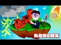 CONSTRUYE una ISLA para SOBREVIVIR a los DESASTRES de ROBLOX !! | Rovi23