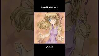 has my art improved? #drawthisagain #redrawchallenge #animeartist #digitalart #deviantart