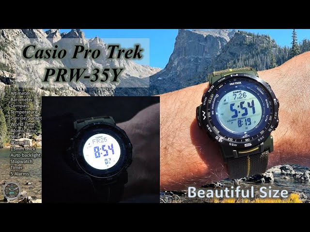 カシオ CASIO Pro Trek PRW-35Y-2JF navy Casio Pro Trek Climber Line PRW-35Y-2JF | Sakurawatches.com