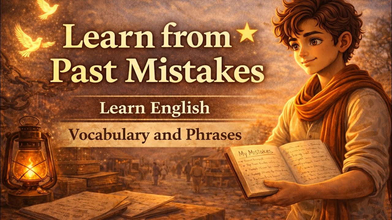 "Learn from Past Mistakes" l Learn English through the story of Vocabulary and Phrases l