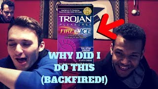PRANK GONE WRONG - CONDOM TASTING PRANK ON MY ROOMMATE!!