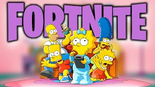 FORTNITE feat. The Simpsons (emphasis on Simp)