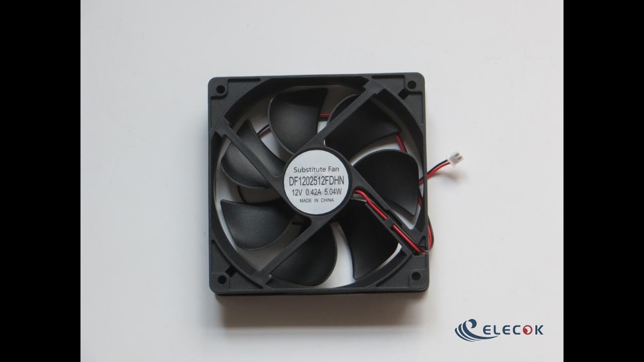 DF1202512FDHN 12V 0.42A 5.04W 2wires Cooling Fan  substitute