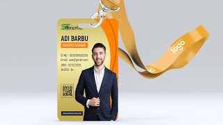 Free Psd Company Id Card Design Template in Photoshop