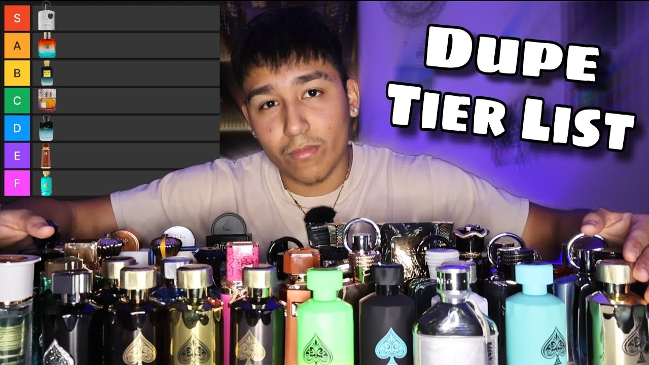 Ranking 50 Popular Clone Fragrances on a Tier List 