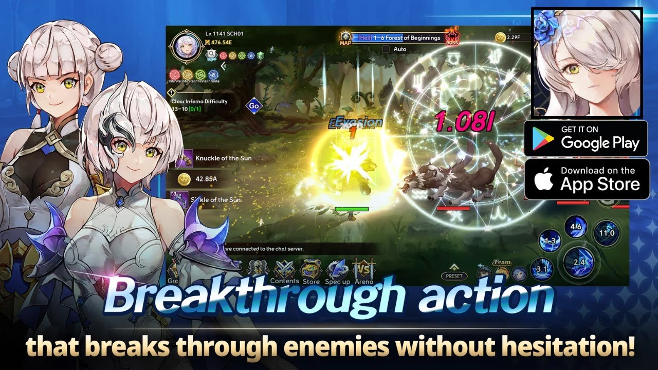 S Class Heroine Gameplay Android APK iOS - YouTube