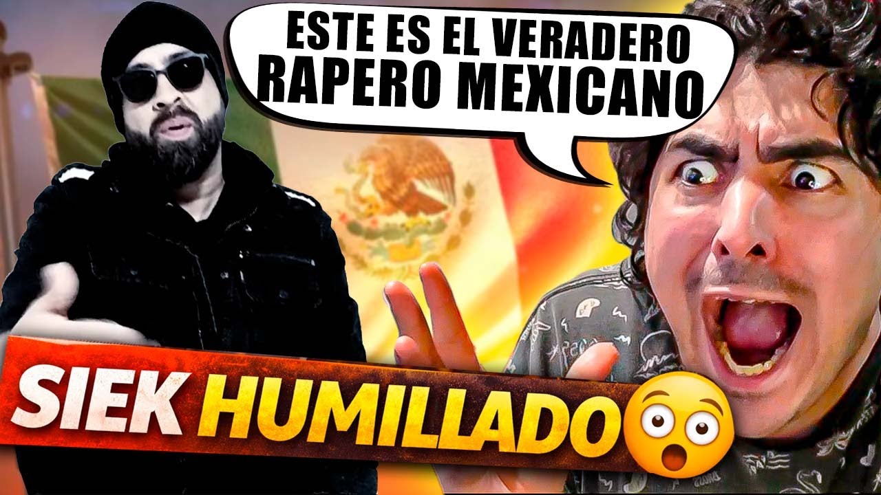 Rapero mexicano HUMILLA a Siek con su canción 😱 | Reacción a FGL MC -Malinche 2