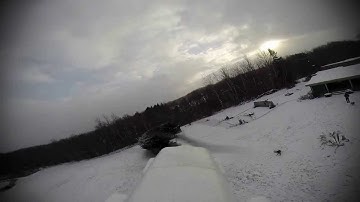 GoPro Hero 3+ Black and Multiplex Funcub in the snow