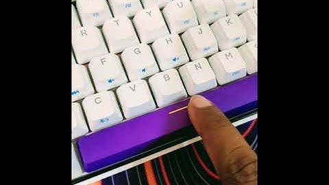 keyboard spacebar mod sounds. #mechanicalkeyboard #kemove #keychron #kc84