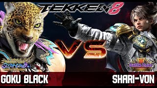 Tekken 8 ● Goku | Black (King - Tekken God Supreme) VS Shari-Von (Lars) ● High Level Ranked Matches