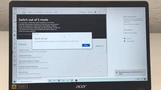 Removing Windows S Mode! Acer Aspire 5 Slim Laptop A515-43-R19L