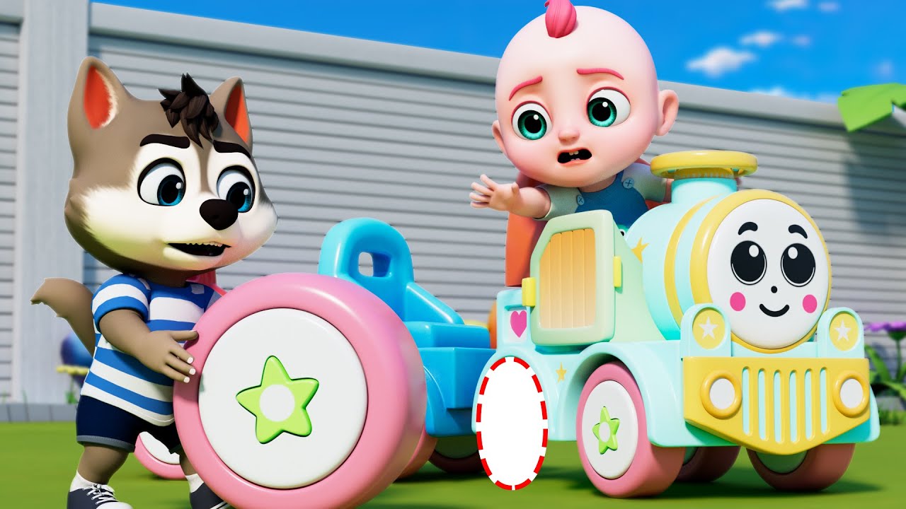 Oh não! Meu trem quebrou! 🚂 | Música Infantil | JoJo em Português