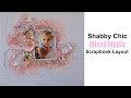 Shabby Chic-Mixed Media Scrapbook Layout- Spanish Subtitles