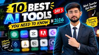 10 Best FREE AI Tools You Need to Know in 2026 🤖 | AI Tools for Beginners