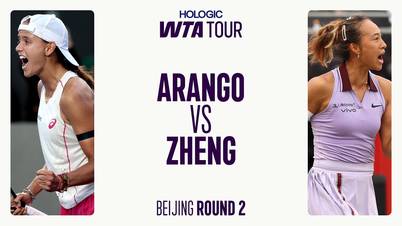 Emiliana Arango vs. Qinwen Zheng-Match | 2025 Beijing Round 2 | WTA Match Highlights