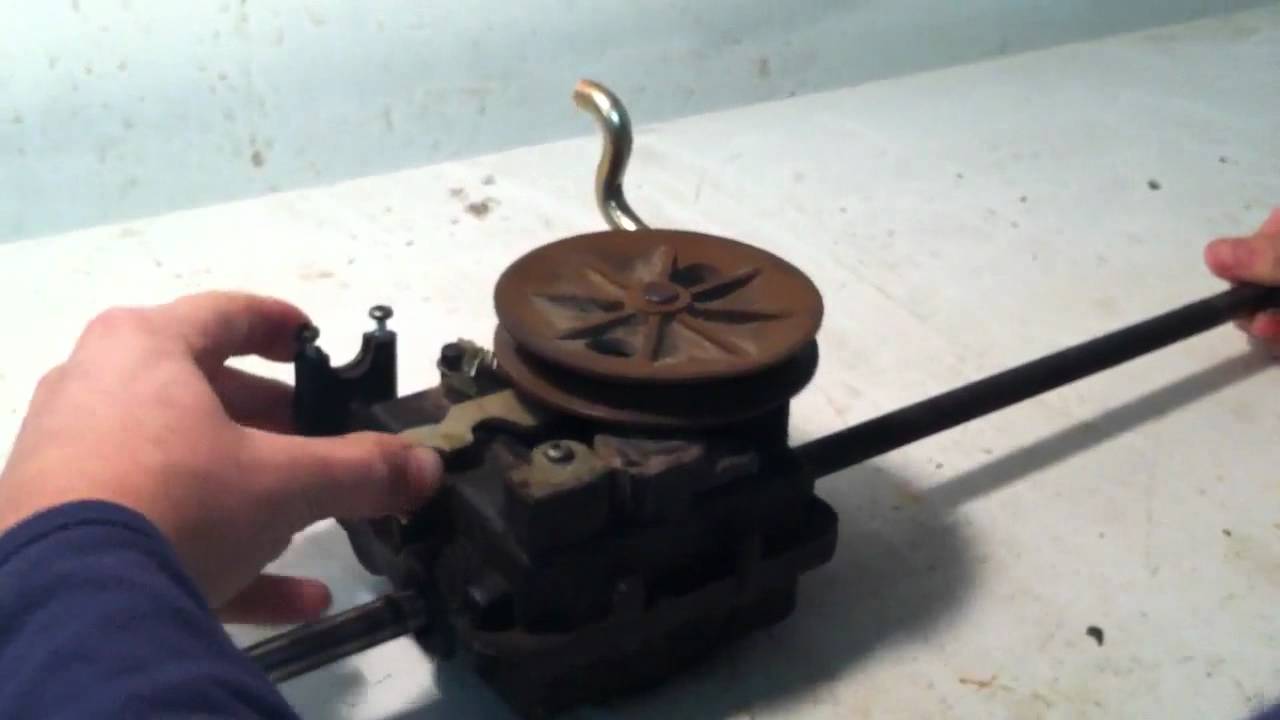 Honda mower transmission - YouTube