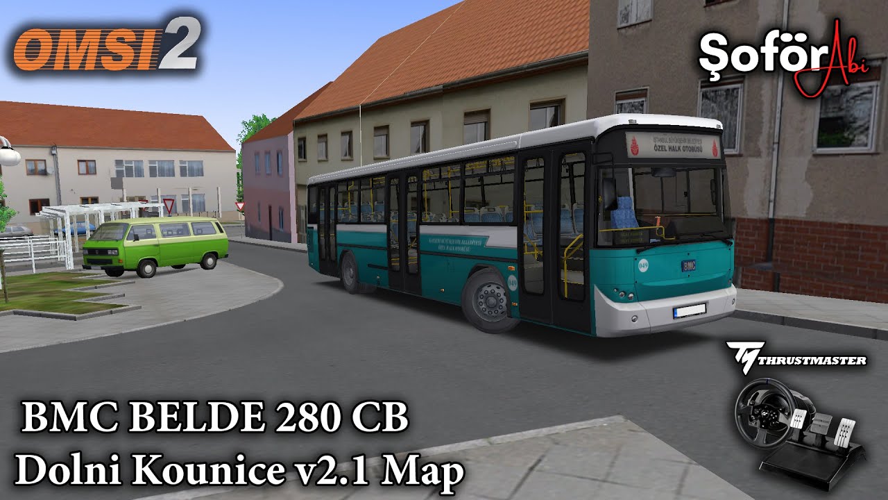 OMSI 2🔴BMC BELDE 280 CB İLE KASABA SEFERİ - Dolni Kounice Map🔴T300RS GT