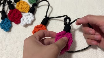 #Shorts | Attaching the Macrame Christmas Bulb Lights to the string