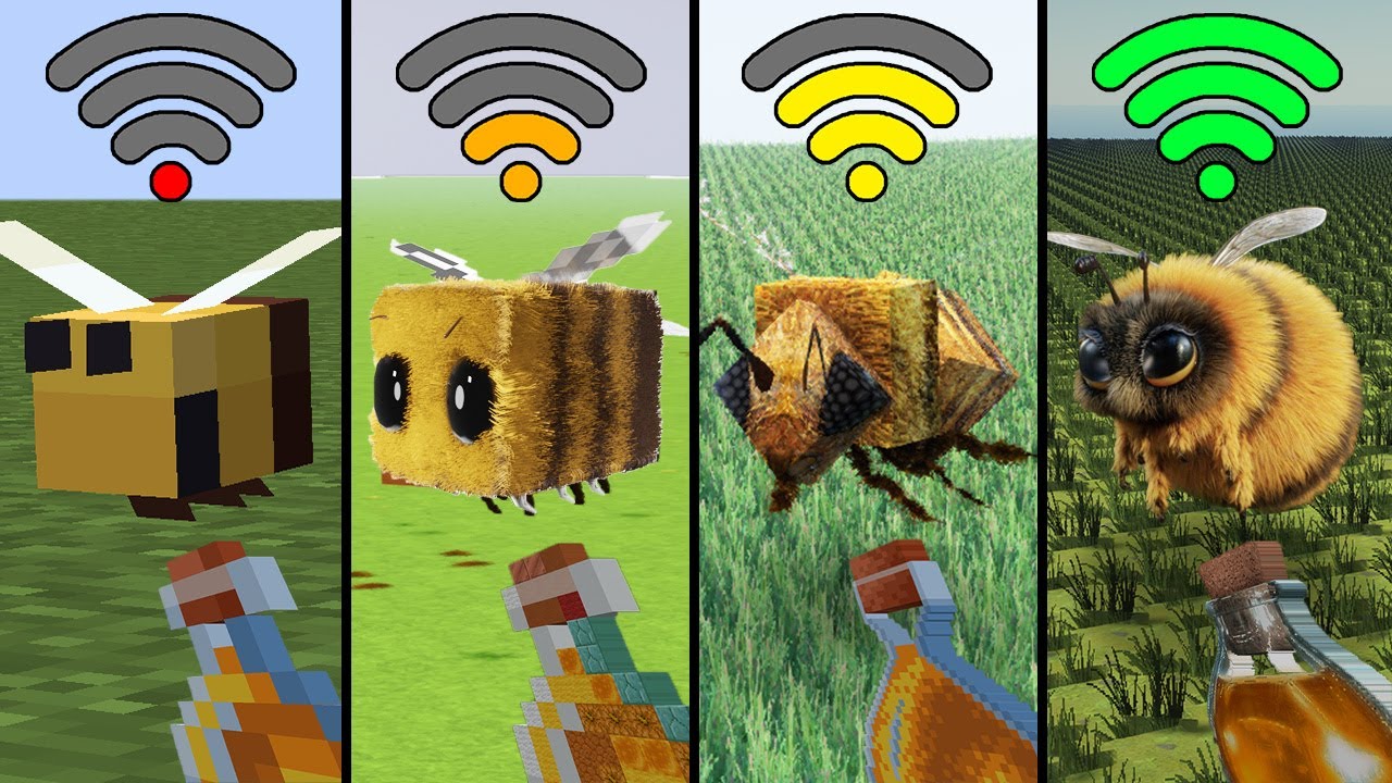 minecraft realism with different Wi-Fi in MInecraft - YouTube