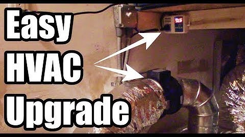 MORE HVAC POWER! Improve Ducted HVAC With a Automatic Booster Fan