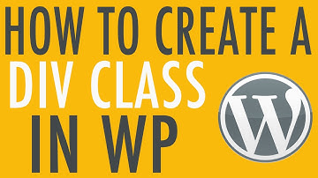 How to Write your Own Div Classes in WordPress