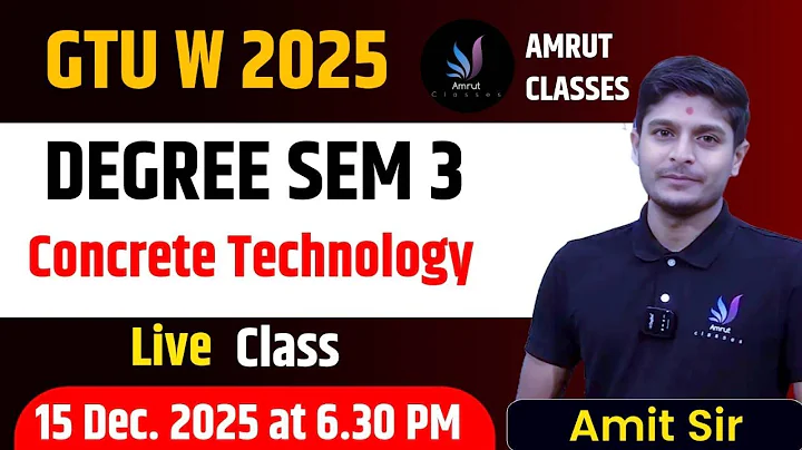 CT Revision | Degree Sem 3 | GTU Winter 2025 Exam |  Amrut Classes