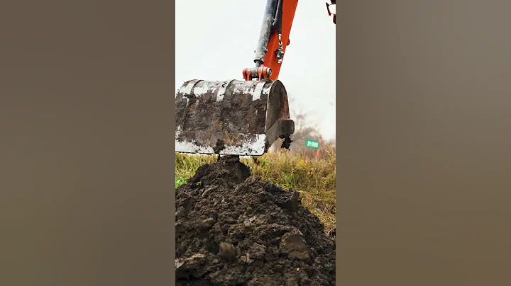 Kubota Mini Excavator Playin' in the Mud #shorts