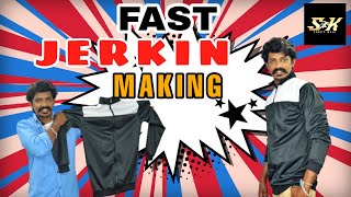 FAST 😳😲JERKIN MAKING - SPORTS WEARS DESIGNING & STITCHING | #S.K SPORTS WEARS