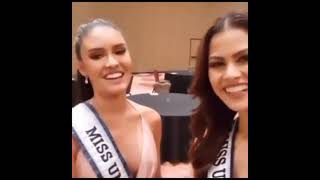 Miss Universe Philippines Rabiya Mateo Meets Miss Universe Nepal Anshika Sharma #MissUniverse screenshot 5